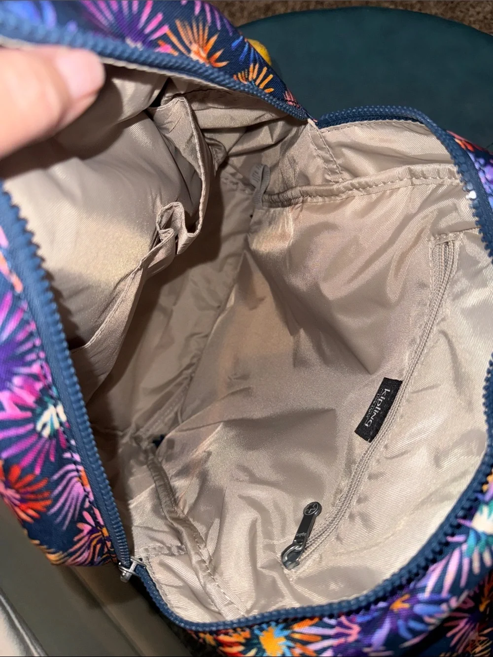 Kipling City Pack Backpack in multi flower print
